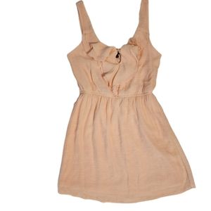 As U Wish Peach Dress Small